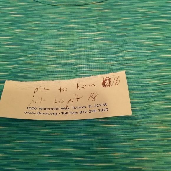 Reel Legends Top Women S Blue With Yellow Accents  Back Zipped Pocket - Picture 3 of 7